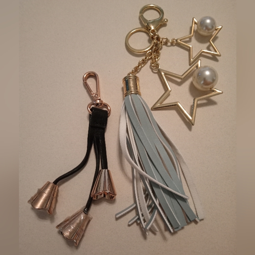 #478.   2 Piece Tassel Keychain Bundle